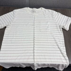 Heavy Bag Tee in Natural Stripe